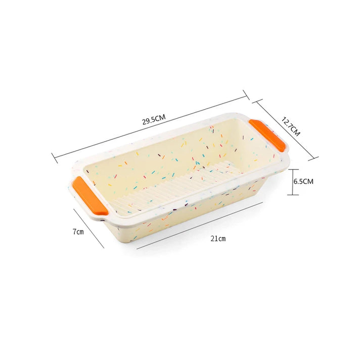 FAIS DU Rectangular Silicone Bread Pan Mold Toast Bread Mold Cake Tray Long Square Cake Mould Bakeware Non-stick Baking Tools