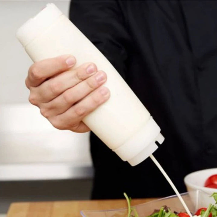 Dispenser,Big Capacity,Plastic Sauce Bottles,Squeeze Bottles,Kitchen Tools,Double Head,Tomato Catchup